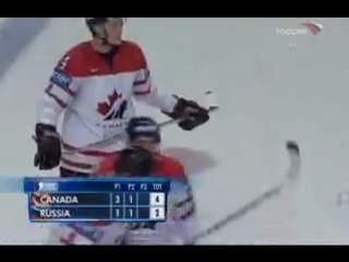 hockey. canada - russia. 2008 world cup final