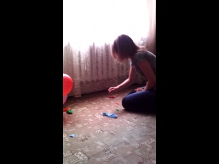 popping balloons :d