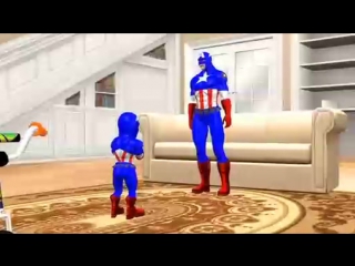 captain america johny johny yes papa - captain america cartoons johny johny yes papa nursery rhymes